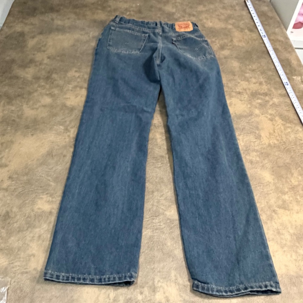 Levi 505 Regular Jeans Boys Size 20 Blue Medium Wash Straight Leg Denim 6354